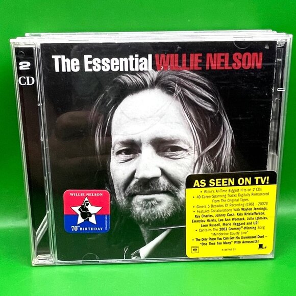 Lot 5 Willie Nelson CD Album Outlaw Country Gospel Christmas Music Greatest Hits - Picture 2 of 13